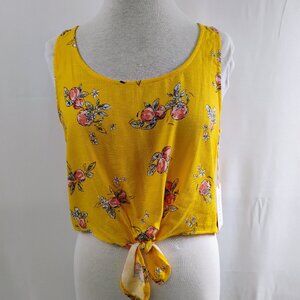 Copper Key Floral Hi-Low Top | Size Small | New With Tags